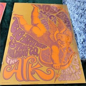 SOLD Vintage Janis Joplin 1967 Concert Poster
